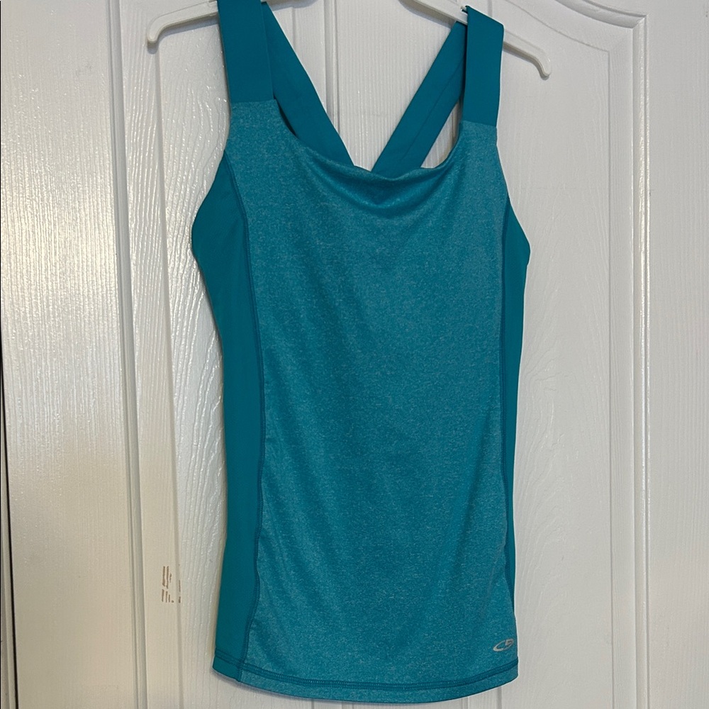 Champion DuoDry+ Teal Athletic Tank – Women’s Large, EUC